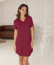 Lady Avenue - Bamboo Homewear Bamboo Short Sleeve Nightdress