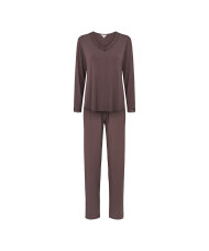 Lady Avenue - Bamboo Bamboo Long Sleeve Pyjamas Wit