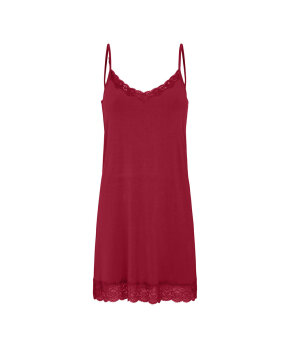 Lady Avenue - Bamboo Homewear Slip With Lace