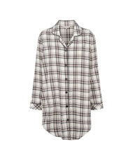 Lady Avenue - Cotton Cotton Flannel Nightshirt