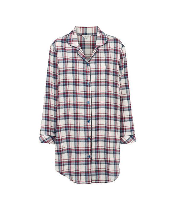 Lady Avenue - Cotton Cotton Flannel Nightshirt