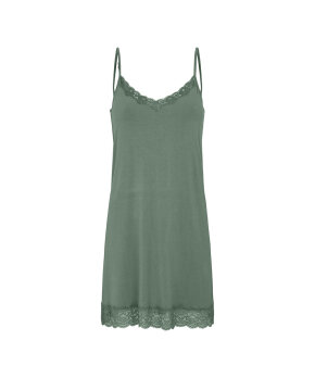 Lady Avenue - Bamboo Homewear Slip With Lace