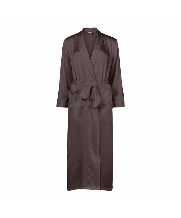 Lady Avenue - Pure Silk Long Robe