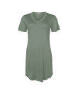 Lady Avenue - LA - Silk Jersey Nightgown W/Sleeve