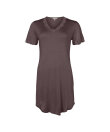 Lady Avenue - LA - Silk Jersey Nightgown W/Sleeve