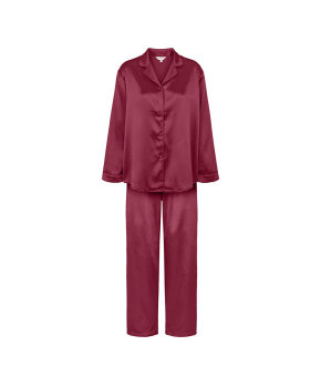 Lady Avenue - LA - Homewear - Cotton & satin Satin Long Sleeve Pyjamas