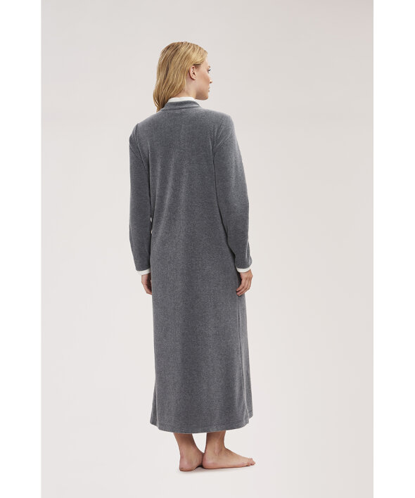 Louis Feraud - Fleece Robe, 1/1 sleeve, zipper