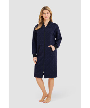 Louis Feraud - Logo Stepp Robe, 1/1 Sleeve, Zipper, Cuff