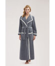 Louis Feraud - Nightwear Robe, 1/1 sleeve, wrap-around,