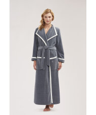 Louis Feraud - Nightwear Robe, 1/1 sleeve, wrap-around,