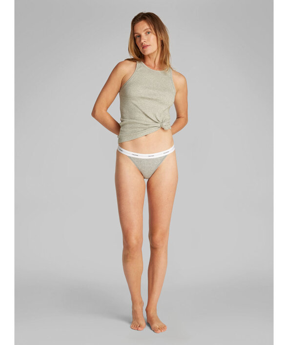 Calvin Klein - Cotton Strch Rib Mpp Thong