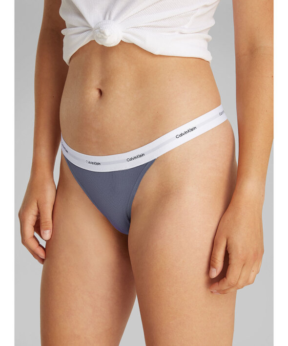 Calvin Klein - Cotton Strch Rib Mpp Thong