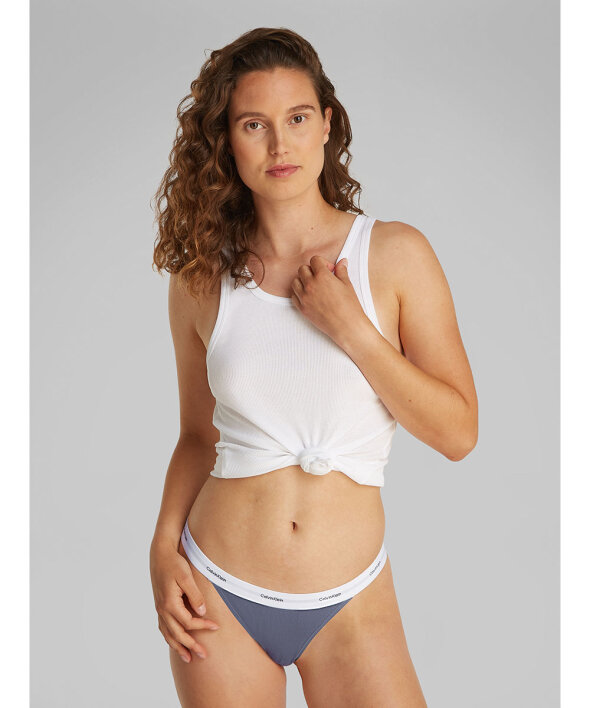 Calvin Klein - Cotton Strch Rib Mpp Thong