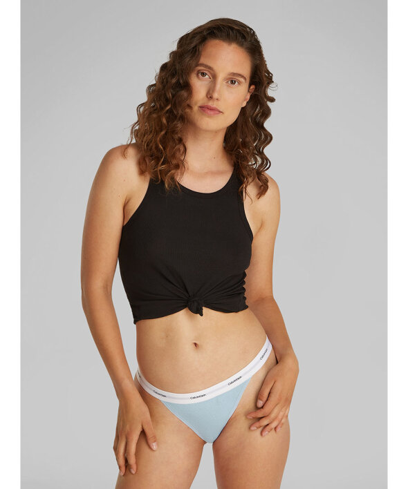 Calvin Klein - Cotton Strch Rib Mpp Thong