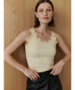 Rosemunde - Silk Top Regular W/Vintage Lace