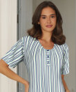 Lady Avenue - Bambus Homewear Long Nightdress, Short-sleeve