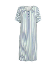 Lady Avenue - Bambus Homewear Long Nightdress, Short-sleeve