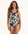 Anita - Floral Illusion Swimsuit