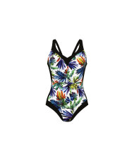 Anita - Floral Illusion Swimsuit