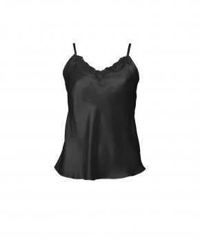 Lady Avenue - Silk Woven Camisole W.Lace