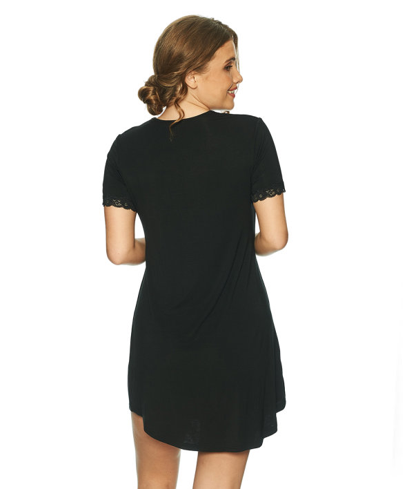 Lady Avenue - LA - Bamboo Homewear Bamboo Short Sleeve Nightdress