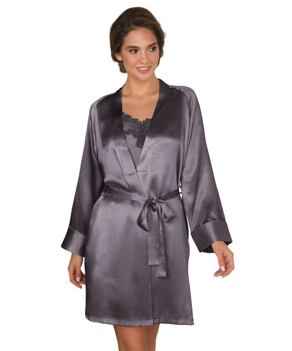 Lady Avenue - Pure Silk Short Kimono