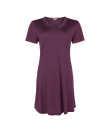 Lady Avenue - LA - Silk Jersey Nightgown W/Sleeve