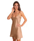 Lady Avenue - Pure Silk Slip With Round Neck