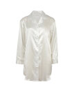 Lady Avenue - LA - Homewear - Cotton & satin Satin Long Sleeve Nightshirt