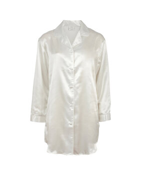 Lady Avenue - Satin Satin Long Sleeve Nightshirt