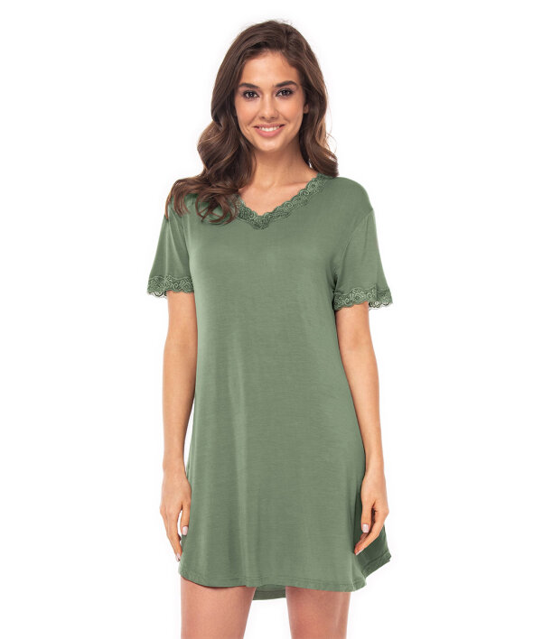 Lady Avenue - Bamboo Bamboo Short Sleeve Nightdress