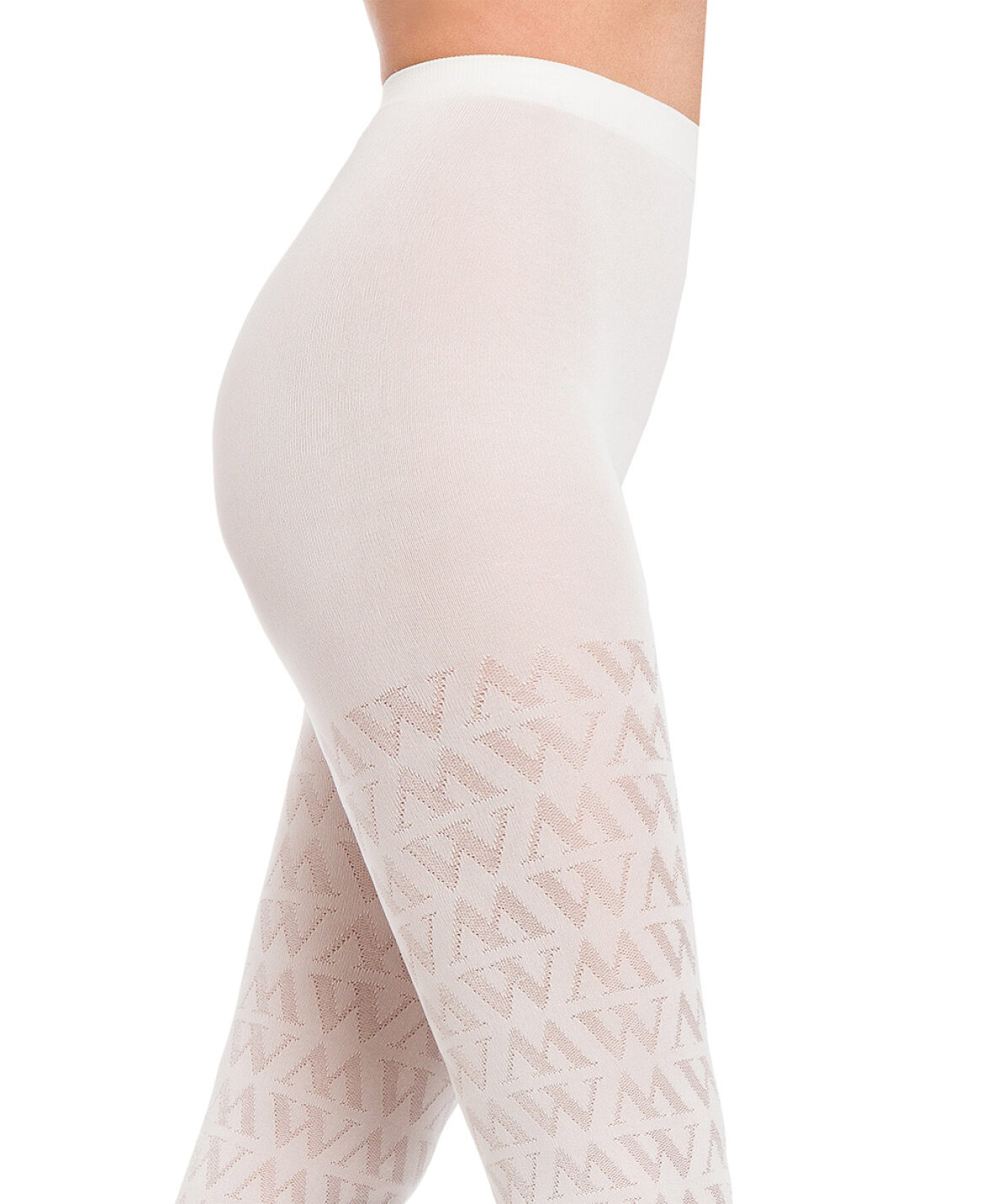 Wunderwear Monogram Jacquard Str mpebukser Leggings fra Wolford