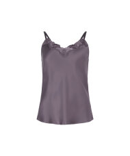 Lady Avenue - Silk Woven Camisole W.Lace