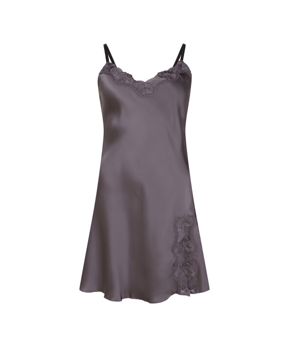 Lady Avenue - LA - Silk Woven Slip W/Lace