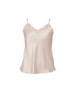 Lady Avenue - Pure Silk Camisole W/Lace