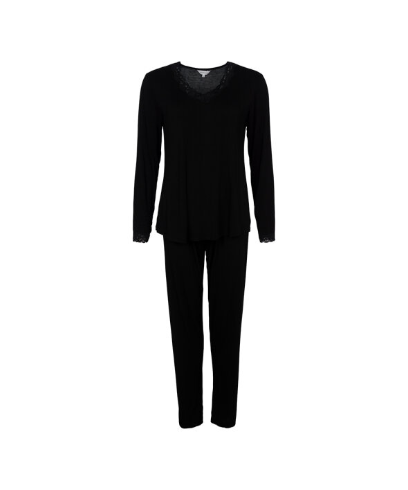 Lady Avenue - Bamboo Bamboo Long Sleeve Pyjamas Wit