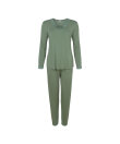 Lady Avenue - Bamboo Bamboo Long Sleeve Pyjamas Wit