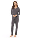 Lady Avenue - Bamboo Bamboo Long Sleeve Pyjamas Wit