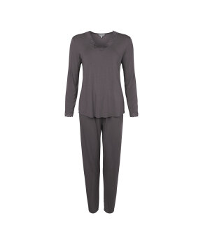 Lady Avenue - Bamboo Bamboo Long Sleeve Pyjamas Wit