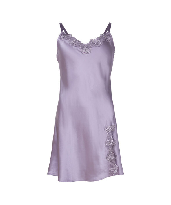 Lady Avenue - LA - Silk Woven Slip W/Lace