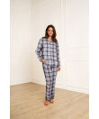 Lady Avenue - Homewear - Cotton & satin Cotton Flannel Pyjamas