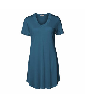 Lady Avenue - Silk Jersey Nightgown W.Sleeve