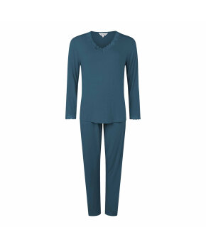 Lady Avenue - Bamboo Bamboo Long Sleeve Pyjamas Wit