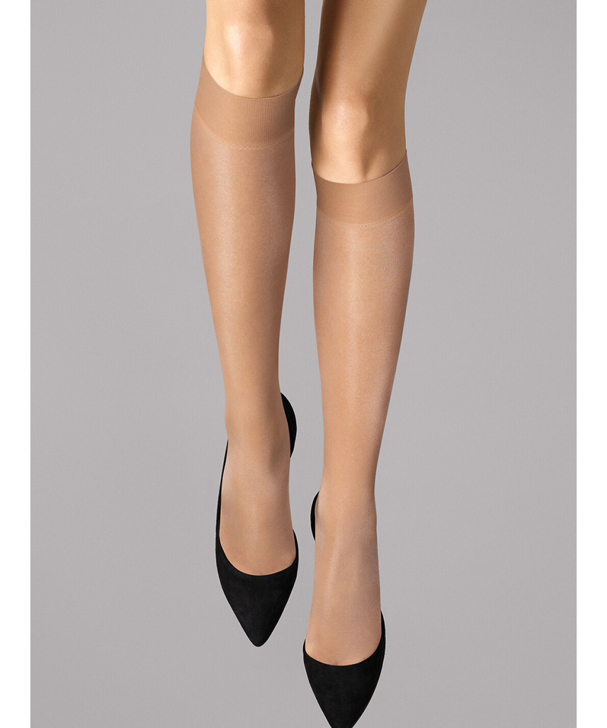 Wolford Str mper Satin Touch 20 Knee Highs Overknees