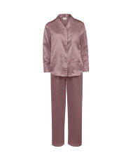 Lady Avenue - Satin Long Sleeve Pyjamas