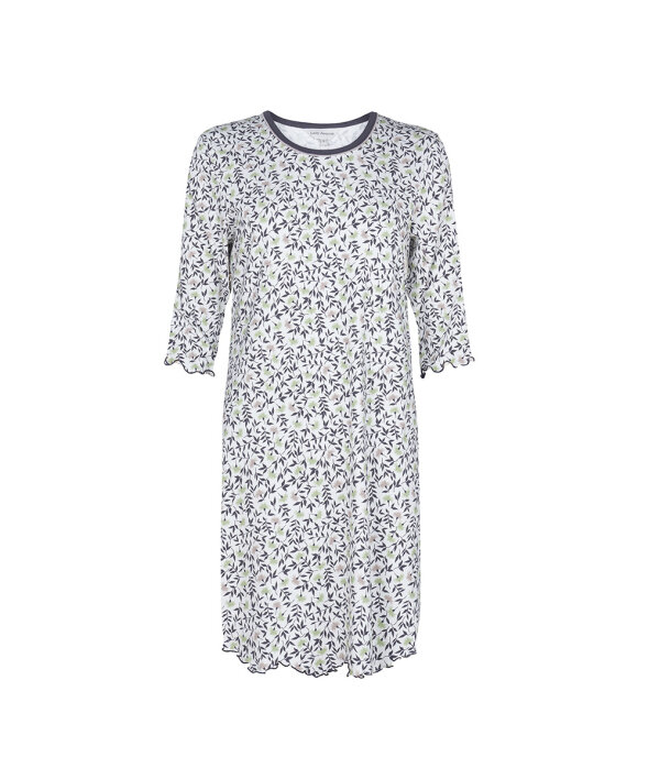 Lady Avenue - Bamboo Homewear Nightdress With 3/4 Sleeve