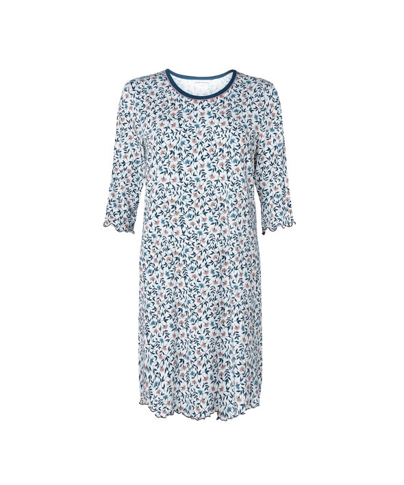 Lady Avenue - Bamboo Homewear Nightdress With 3/4 Sleeve