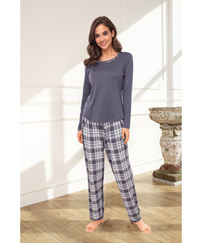 Lady Avenue - Homewear - Cotton & satin Cotton Flannel Pyjamas