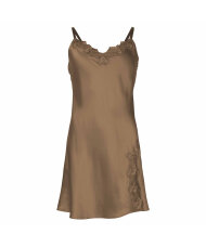 Lady Avenue - LA - Silk Woven Slip W/Lace