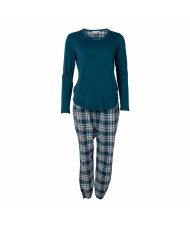 Lady Avenue - Homewear - Cotton & satin Cotton Flannel Pyjamas